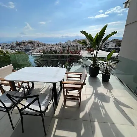 Σπίτι Με Τζακούζι - Θέα Θάλασσα Και Λίμνη By Giomameze Apartment Agios Nikolaos  Exterior photo