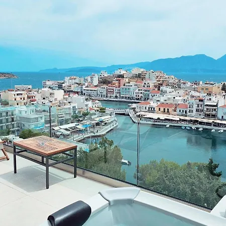 Σπίτι Με Τζακούζι - Θέα Θάλασσα Και Λίμνη By Giomameze Apartment Agios Nikolaos  Exterior photo
