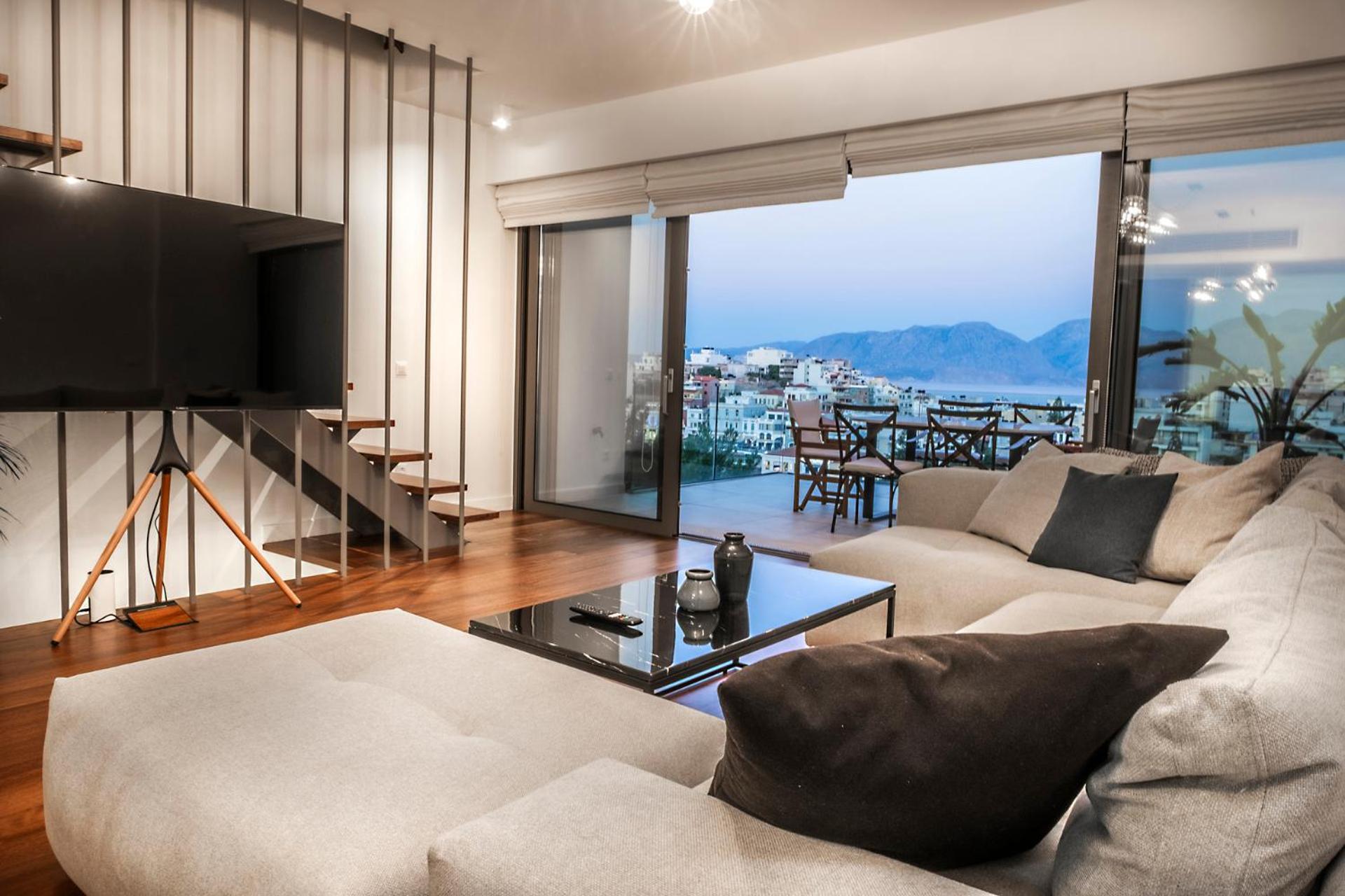 σπίτι με τζακούζι - θέα θάλασσα και λίμνη By Giomameze Apartment Agios Nikolaos (Crete)